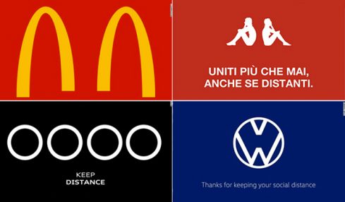 Da McDonald’s a Kappa, le aziende “distanziano” i loghi