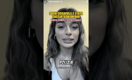 Sofia Crisafulli cacciata da un bar: dinamiche influencer-fan in spazi pubblici