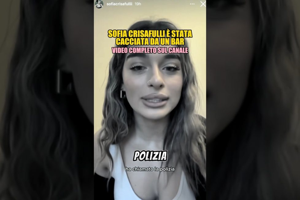 Sofia Crisafulli cacciata da un bar: dinamiche influencer-fan in spazi pubblici