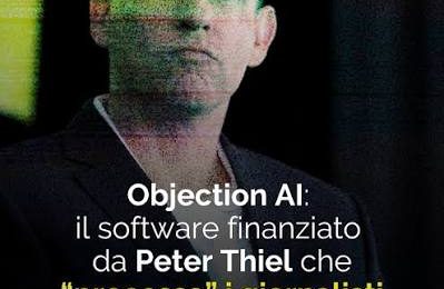 Peter Thiel lancia Objection: il “tribunale della verità” che scheda i giornalisti