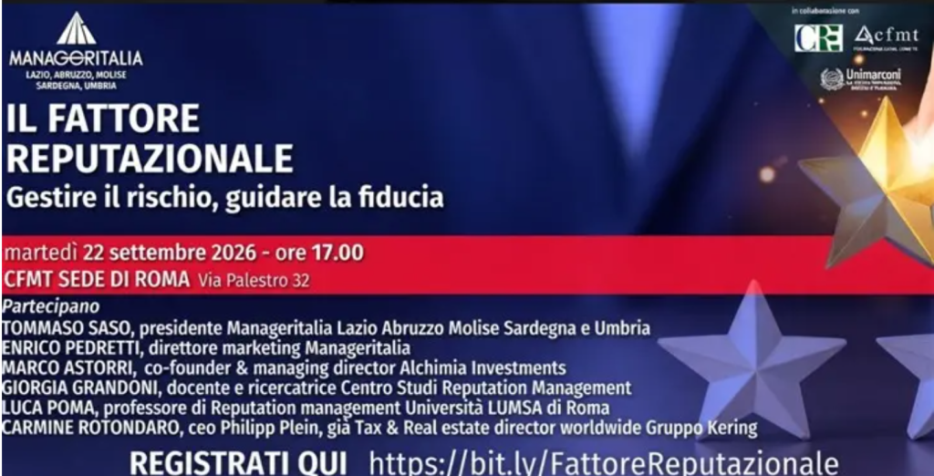 Imprese e reputazione: i grandi manager a confronto a Roma dopo il caso Revolut